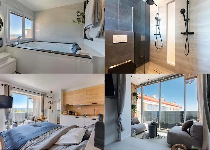 Sea View & Suite: 3min